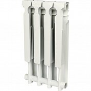 Алюминиевый радиатор 4 секции, 576х312х96, ROMMER Plus AL 500, белый